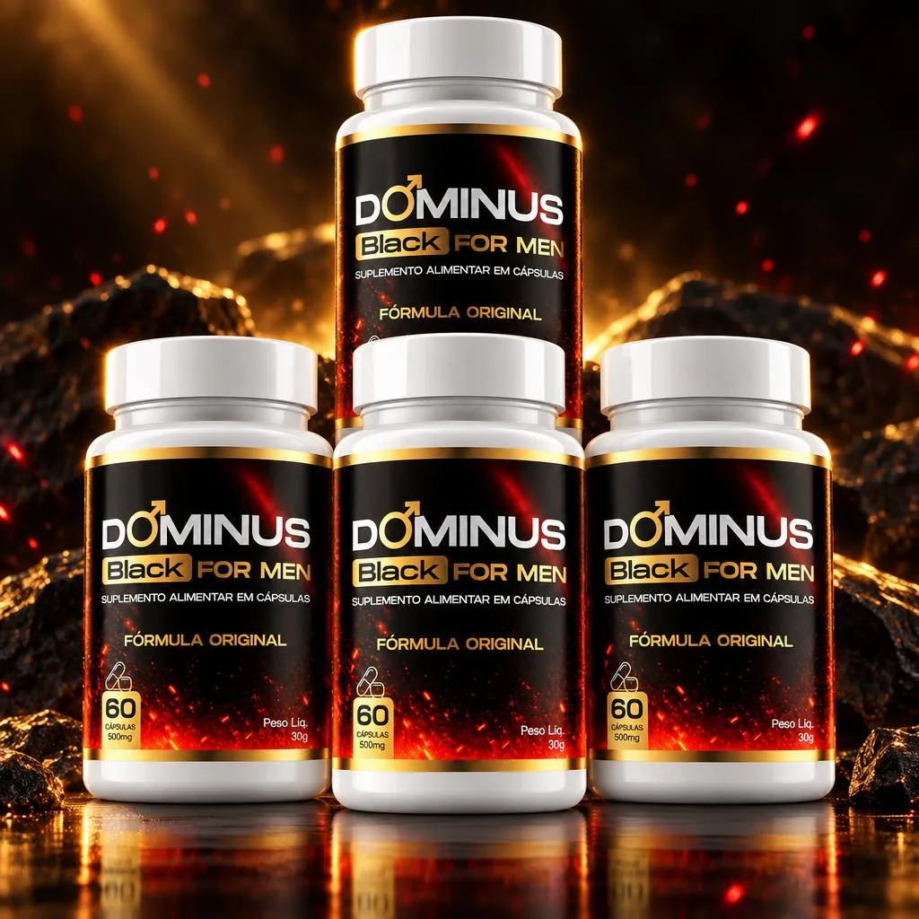 Kit 4 potes Dominus Black